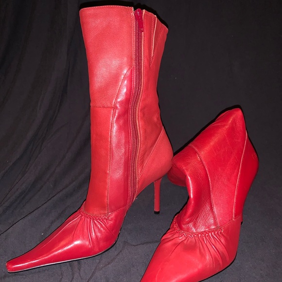 bronx red boots